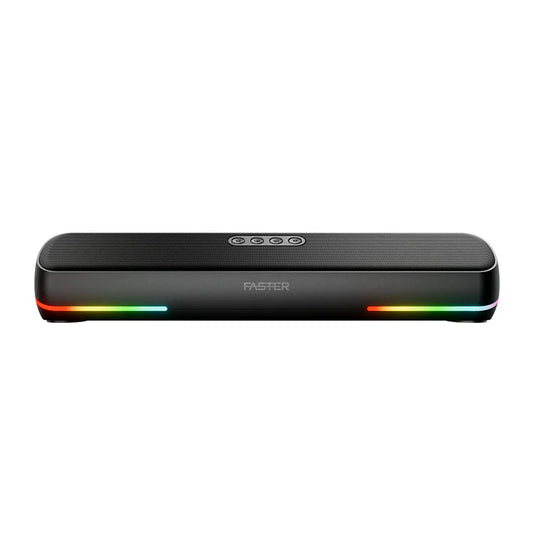 FASTER RYZO Z16 Sound Bar – 16W Powerful Stereo Audio Speaker for TV, PC & Gaming