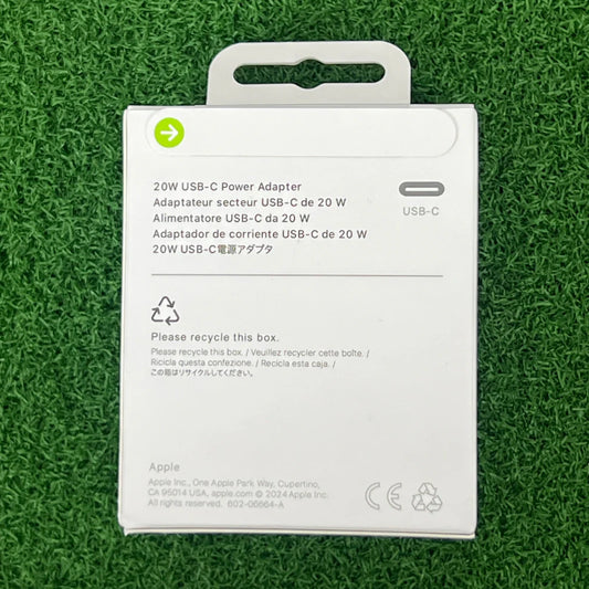 iPhone 20W USB-C Fast Charging Adapter – Type-C Power Charger for iPhone & iPad