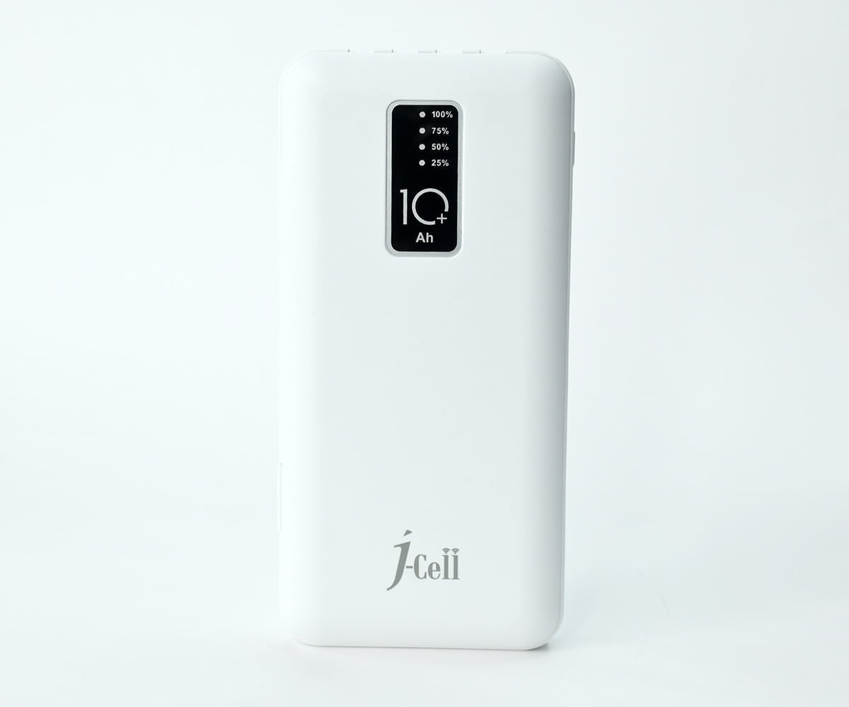 J-Cell J-102 10000mAh 5-in-1 Power Bank with Built-in Cables | Fast Charging Portable Charger